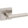 imageKwikset 720MILSQT15 Milan Lever with Square Rose Passage Door Lock with 6AL Latch and RCS Strike Satin Nickel Finish