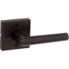 imageKwikset 730MILSQT514 Milan Lever with Square Rose Privacy Door Lock with 6AL Latch and RCS Strike Iron Black Finish