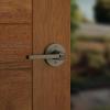 imageKwikset 740HFLRDT514S 740HFLRDTS Halifax Single Cylinder Keyed Entry Door Lever Set with Round Rose