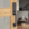 imageKwikset 819VNHLIP514 Dummy Vancouver Exterior Handleset Matte Black Finish