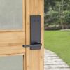 imageKwikset 973HFLSQF514 Dummy Interior Halifax Lever Trim with Square Full Escutcheon Matte Black Finish