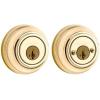 imageKwikset 985 3 SMT CP K4 V1 Signature Brass Double Cylinder Deadbolt with SmartKey  Quantity 1