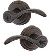 imagePembroke Keyed Entry Lever featuring SmartKey Security in Venetian Bronze