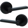 imageKwikset 740HFLRDT514S 740HFLRDTS Halifax Single Cylinder Keyed Entry Door Lever Set with Round Rose