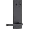imageKwikset 973HFLSQF514 Dummy Interior Halifax Lever Trim with Square Full Escutcheon Matte Black Finish