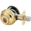 imageKwikset 980 3 SMT CP K4 V1 Signature Brass Single Cylinder Deadbolt with SmartKey  Quantity 1