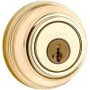 imageKwikset 985 3 SMT CP K4 V1 Signature Brass Double Cylinder Deadbolt with SmartKey  Quantity 1
