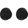 imageKwikset SmartKey Security Matte Black Metal Double Cylinder Deadbolt