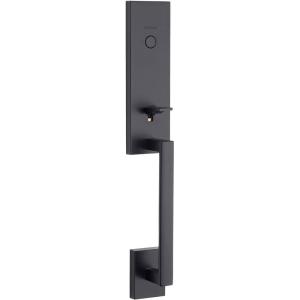 imageKwikset 819VNHLIP514 Dummy Vancouver Exterior Handleset Matte Black Finish