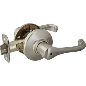 imageKwikset 93001881 Security Dorian Privacy Lever Satin Nickel