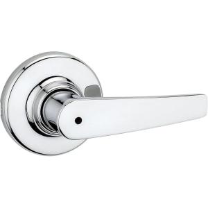 imageKwikset 93001890 Delta Privacy BedBath Lever In Polished Chrome