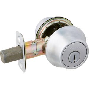 imageKwikset 96650495 Security Double Cylinder Deadbolt Satin Chrome