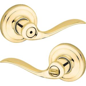 imageTustin BedBath Lever with Microban Antimicrobial Protection in Polished BrassPrivacy