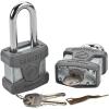 imageKwikset 026SMTSTD SHKL PDL Stanley SmartKey Padlock Standard Shackle 50mm Satin ChromeStandard Retail Packaging