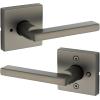 imageKwikset Halifax Vacant Occupied Bathroom Door Handle Lock Privacy Door Lever with Indicator Matte BlackGunmetal