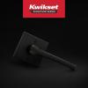 imageKwikset Halifax Vacant Occupied Bathroom Door Handle Lock Privacy Door Lever with Indicator Matte BlackMatte Black