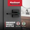 imageKwikset Halifax Vacant Occupied Bathroom Door Handle Lock Privacy Door Lever with Indicator Matte BlackMatte Black