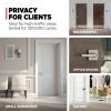 imageKwikset Halifax Vacant Occupied Bathroom Door Handle Lock Privacy Door Lever with Indicator Matte BlackMatte Black