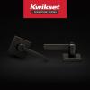 imageKwikset Halifax Vacant Occupied Bathroom Door Handle Lock Privacy Door Lever with Indicator Matte BlackVenetian Bronze