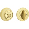 image:imageKwikset Polished Brass Metal Deadbolt