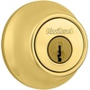 image:imageKwikset Polished Brass Metal Deadbolt
