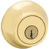 image:imageKwikset Polished Brass Metal Deadbolt