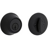 image:imageKwikset Matte Black SmartKey Deadbolt 234 in