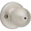 image:imageKwikset 300P 15 CP Polo Bed and Bath Knob Satin NickelSatin Nickel
