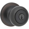 image:imageKwikset 400CV11PS Cove Keyed Entry Door Knobset with SmartKey Venetian Bronze