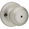 image:imageKwikset 93001628 Cove Privacy BedBath Door Knob in Satin Nickel
