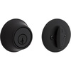 image:imageKwikset Matte Black SmartKey Deadbolt 234 in