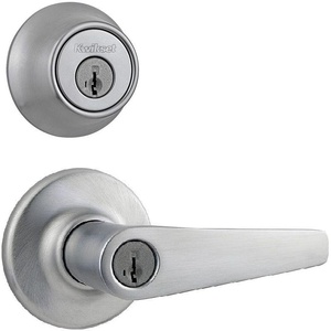 image:imageDelta Security Set  Deadbolt Keyed One Side  featuring SmartKey