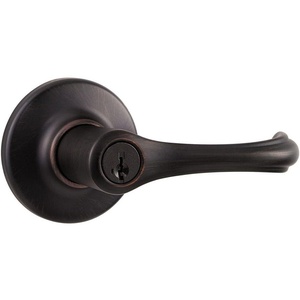 image:imageKwikset 405DNL 11P SMT RCAL RCS Dorian Entry Lever feat SmartKey in Venetian Bronze 405DNL11PR
